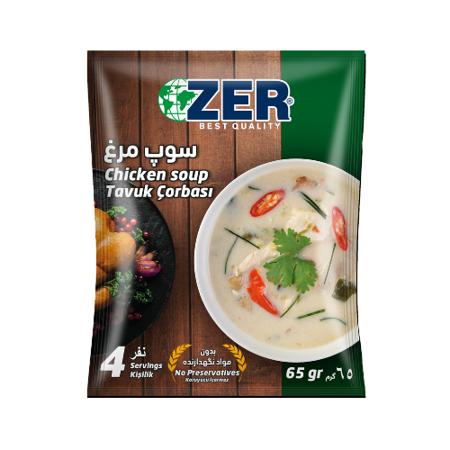سوپ نیمه آماده مرغ ۶۵ گرمی